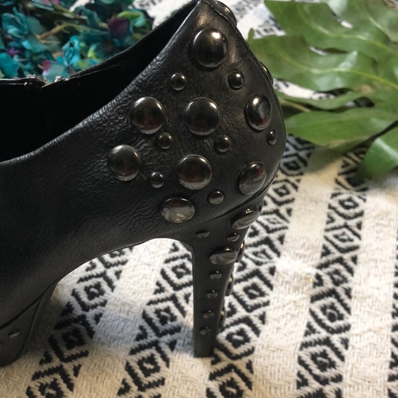 **Rare Vintage**  Studded Platform Booties - Picture 2 of 10